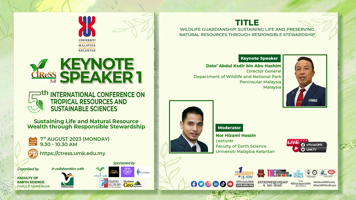 poster keynote Dato Abdul Kadir bin Abu Hashim